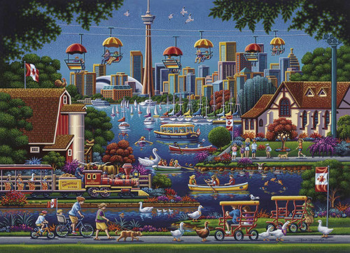 "Toronto Island" 1000 Piece Jigsaw Puzzle | Dowdle
