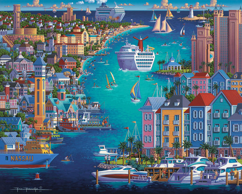 "Bahamas" 500 Piece Jigsaw Puzzle | Dowdle