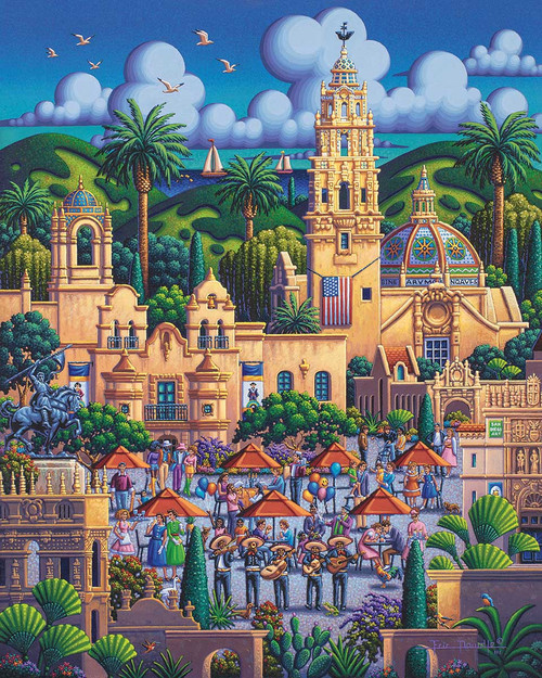 "San Diego's Balboa Park" 500 Piece Jigsaw Puzzle | Dowdle