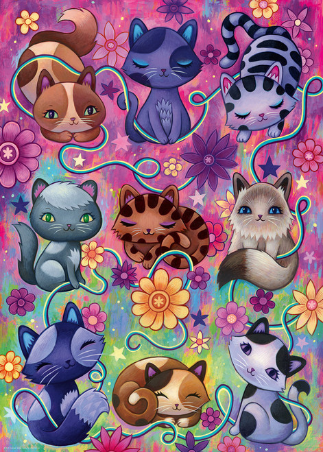 "Kitty Cats" 1000 Piece Jigsaw Puzzle | Heye