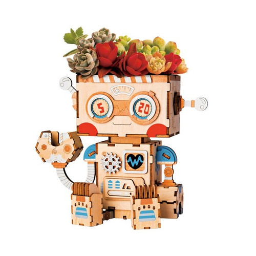 "Robot" Flower Pot Kit | FT761 | Rolife