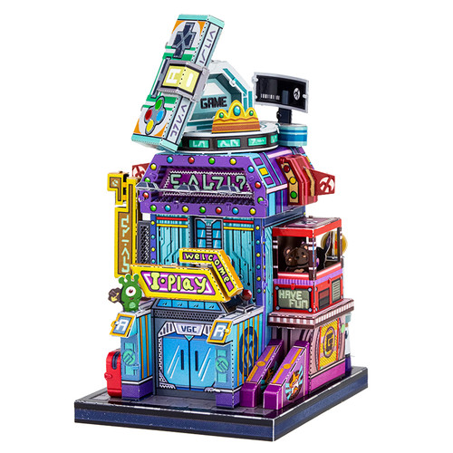 "Game City Arcade" Metal Model Kit | MU Model