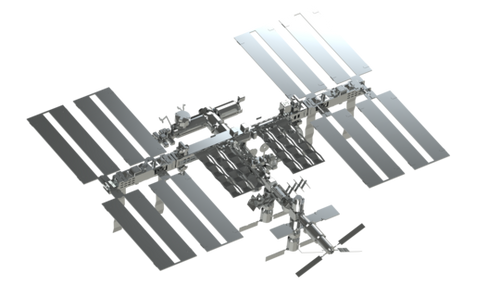 "Astronaut's Lodge" ISS Space Station Mechanical Metal Model Kit | Metal Time Workshop