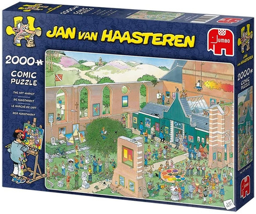 "The Art Market" JVH 2000 Piece Jigsaw Puzzle | Jumbo