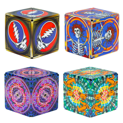 *Grateful Dead Bundle* 4x Geometric Shape Shifting Magnetic Cubes | Shashibo