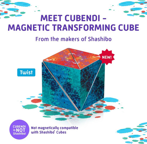 "Twist" Magnetic Transforming Origami Cube | Cubendi