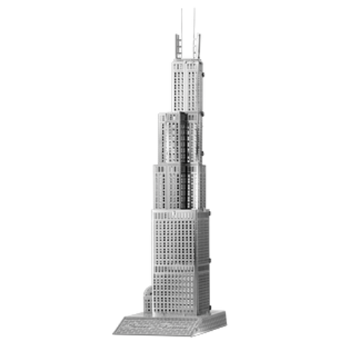 "Sears Tower / Willis Tower" Iconx Metal Model Kit | Metal Earth