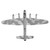 Avro Lancaster Bomber Metal Earth Model