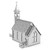 The Old Country Church Metal Earth model