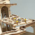 "Marble Climber" Tower Coaster Mechanical Wooden Marble Run Kit | Rokr