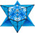 "Blue Planet" Geometric Shape Shifting Magnetic Transformation Cube | Shashibo