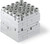 Mind³ - Space Silver - Metal Designer Building Blocks | 69pcs | Metomics