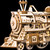 Locomotive Spring Powered Mechanical Wooden Model | Rokr