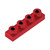 1x4 Plate Ruby Red *Quantity 50* Metal Designer Building Blocks | Metomics