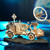 "Rambler" *Solar Powered* Lunar Rover Moon Buggy Wooden Model Kit | Rokr