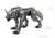 "Cyber Wolf" Metal Model Kit | PS2020 | Metal Earth