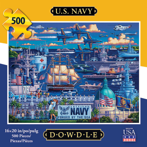 AMERICA NAVY & U.S. ARMY ジグソーパズル 2点セット U.S. Navy