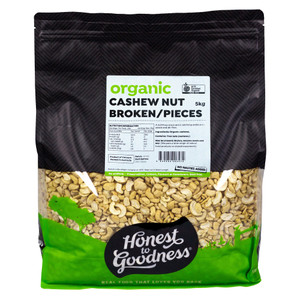 Honest to Goodness Organic Cashews Broken Pieces