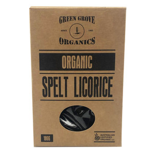 Organic Spelt Licorice 180g