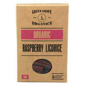 Organic Raspberry Licorice 180g