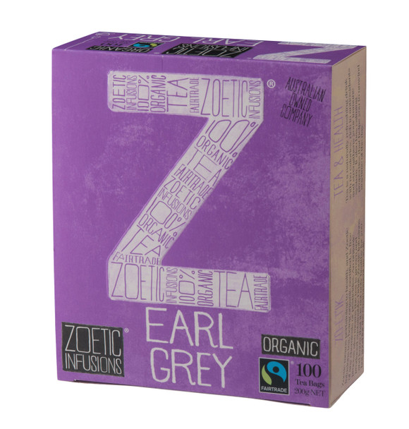 Organic Earl Grey Tea Bags 100 Pack