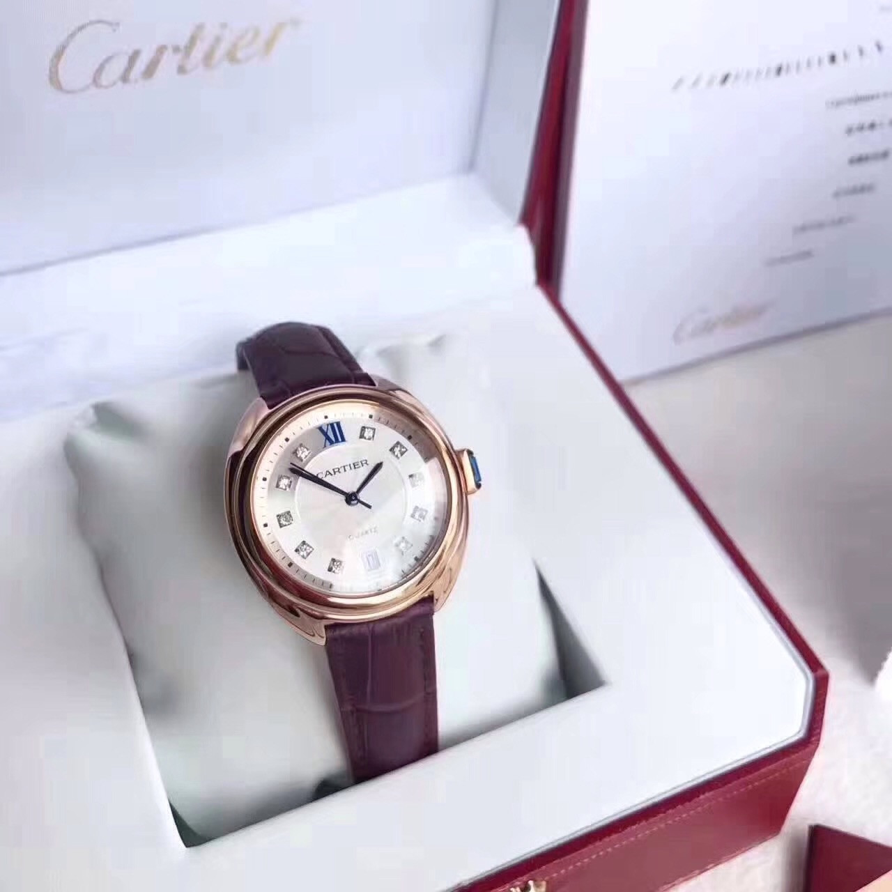 clé de cartier watch 40 mm