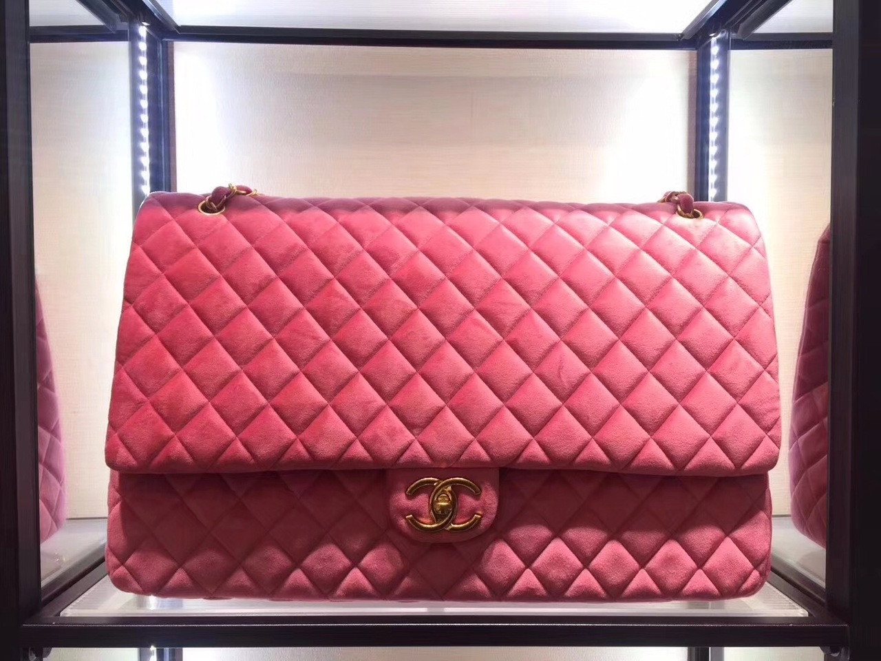 Chanel Neon Pink Velvet Handbag (LoLoBu)