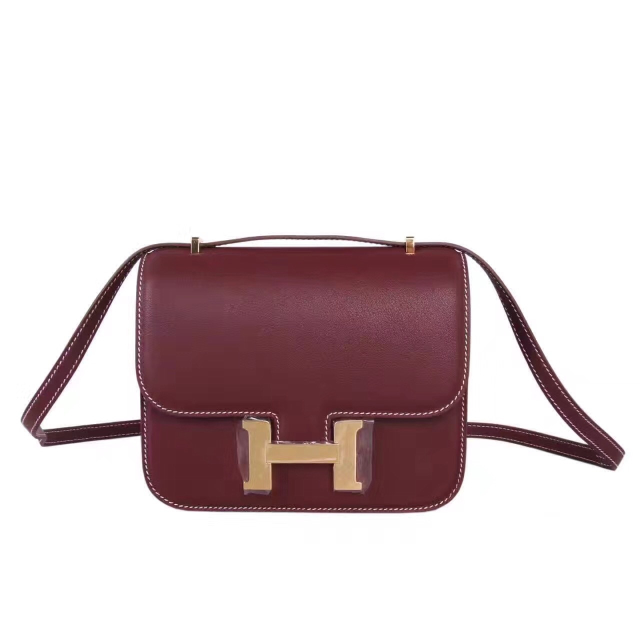 hermes constance bordeaux