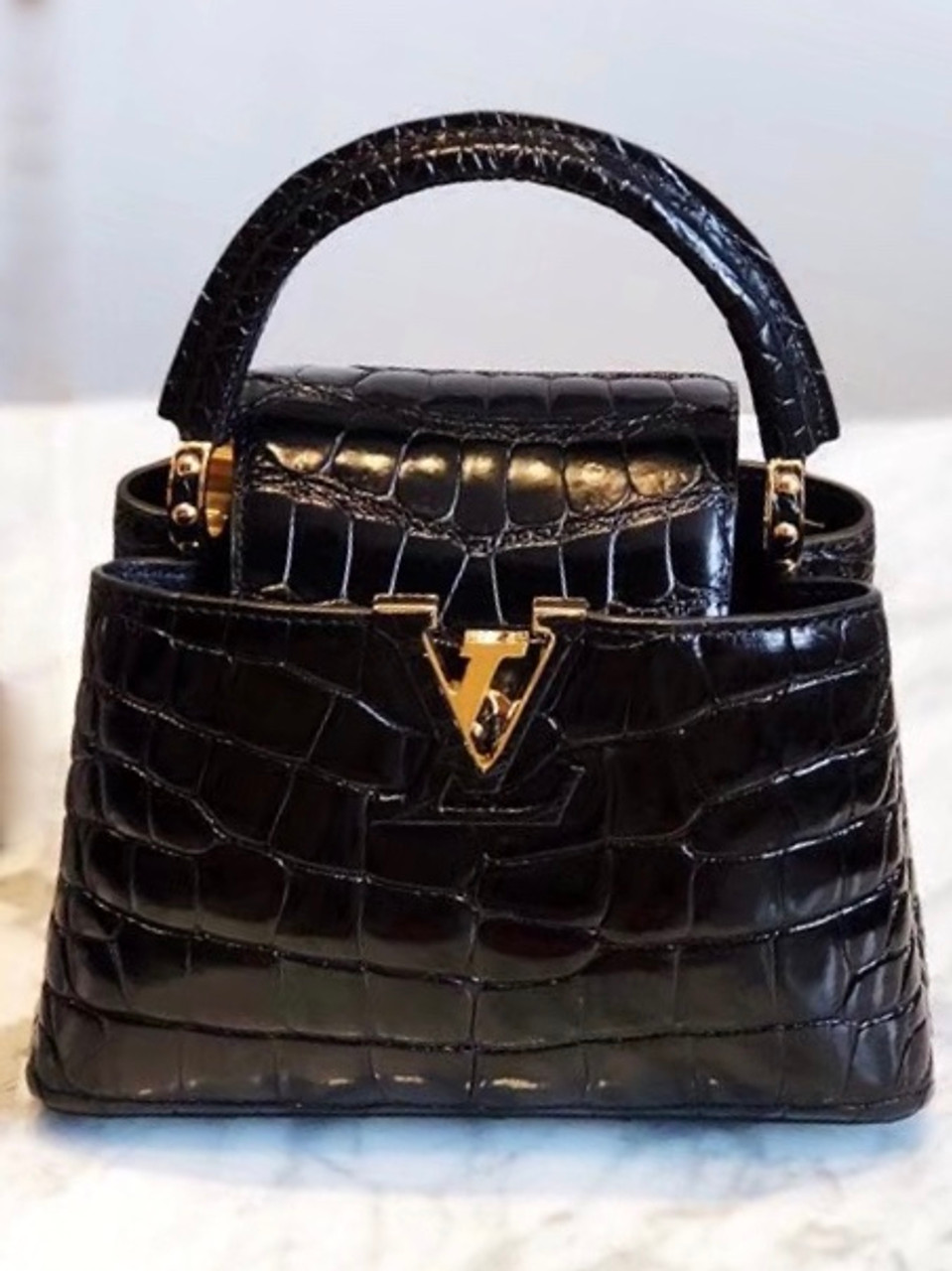 Louis Vuitton Capucines mini (N98477)