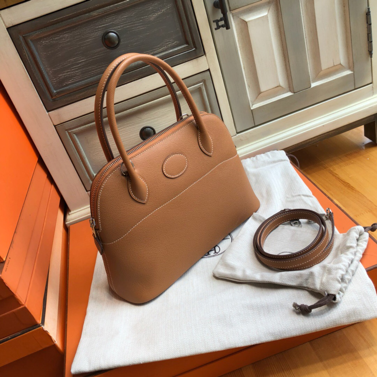Bolide 27cm Bag Epsom Leather