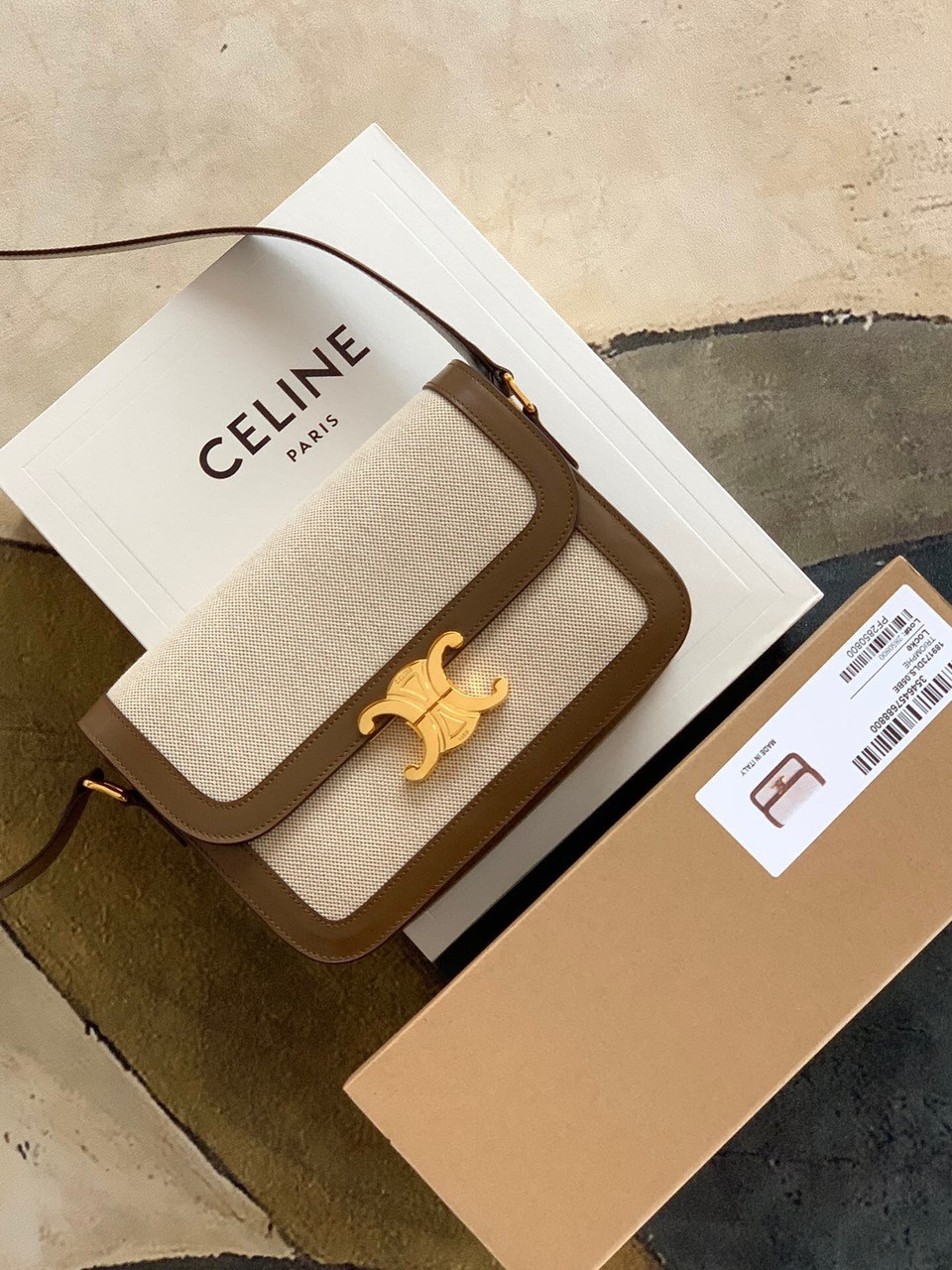 celine textile bag