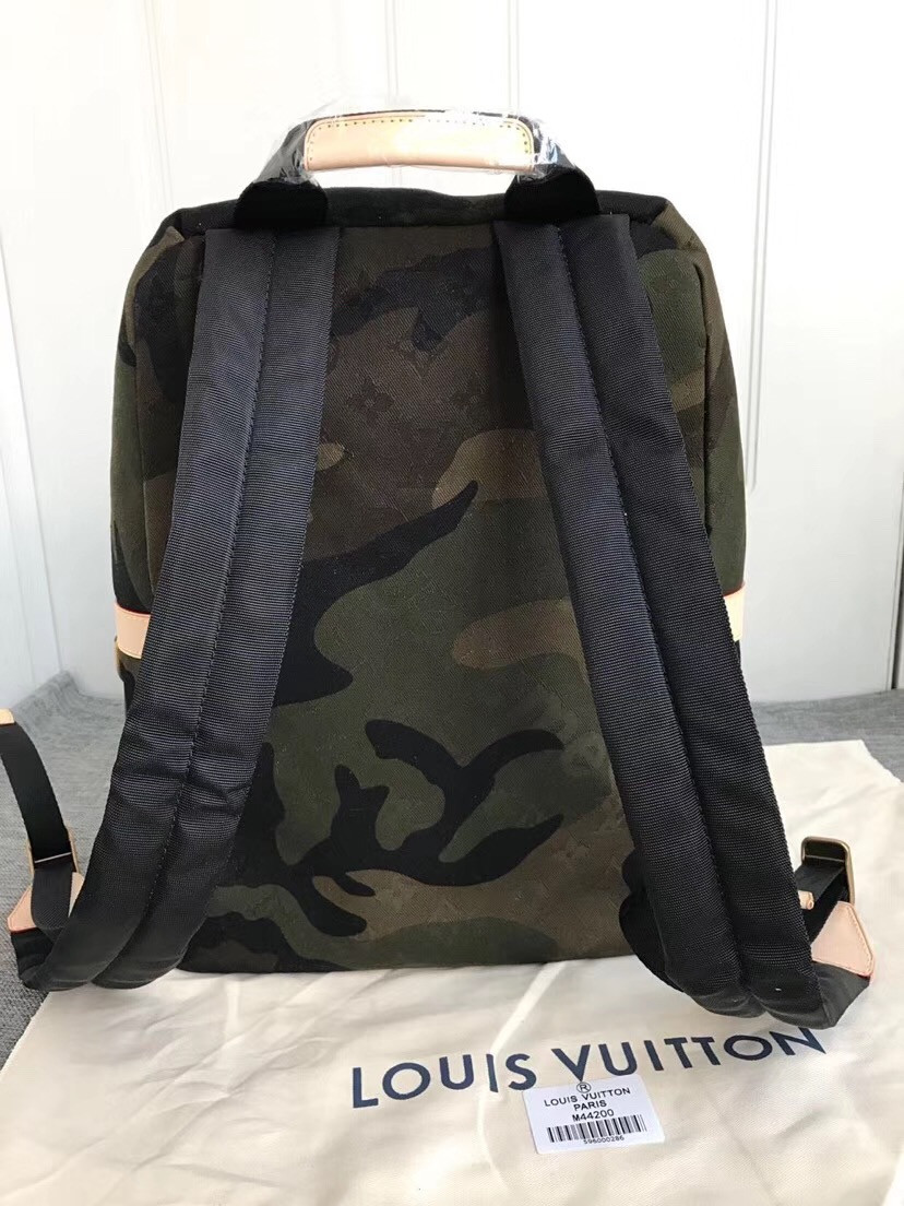 louis vuitton camo backpack