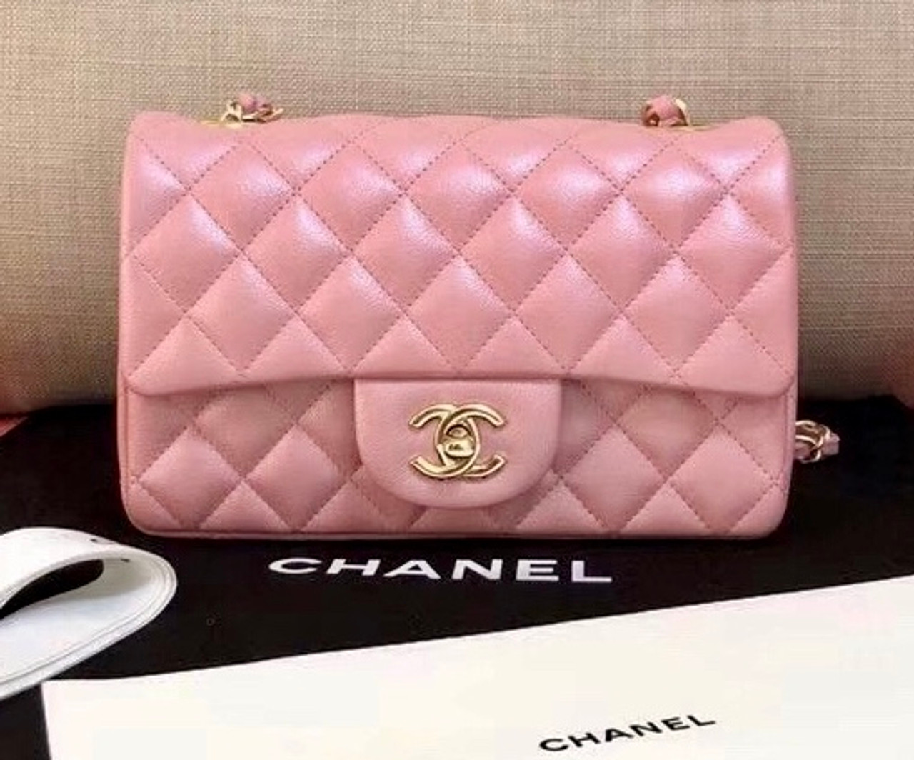 chanel mini pink