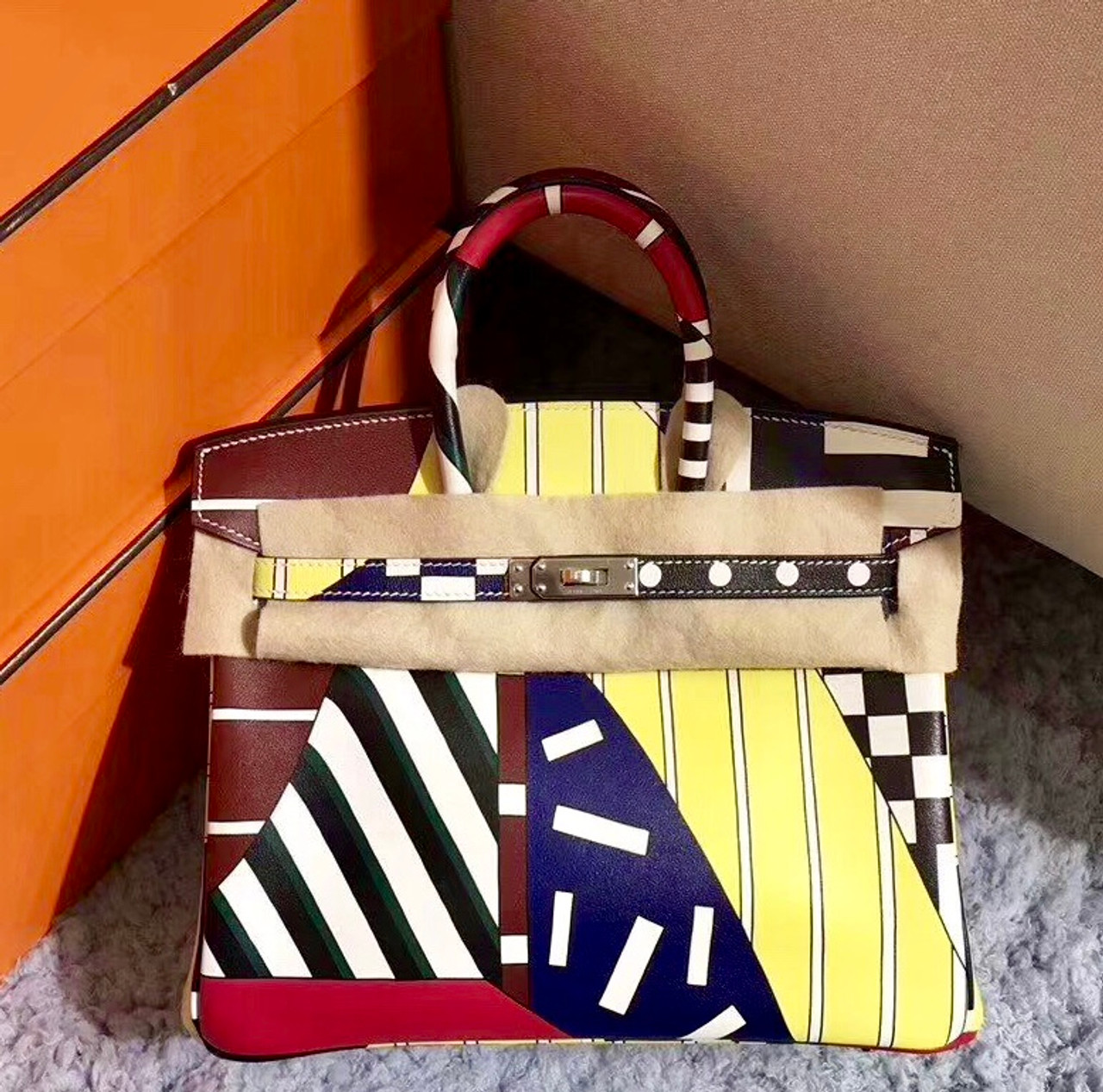 hermes birkin multicolor