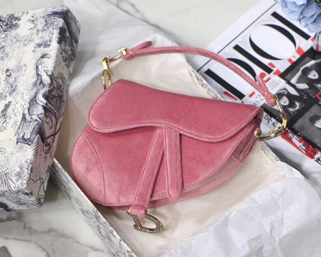 pink dior saddle