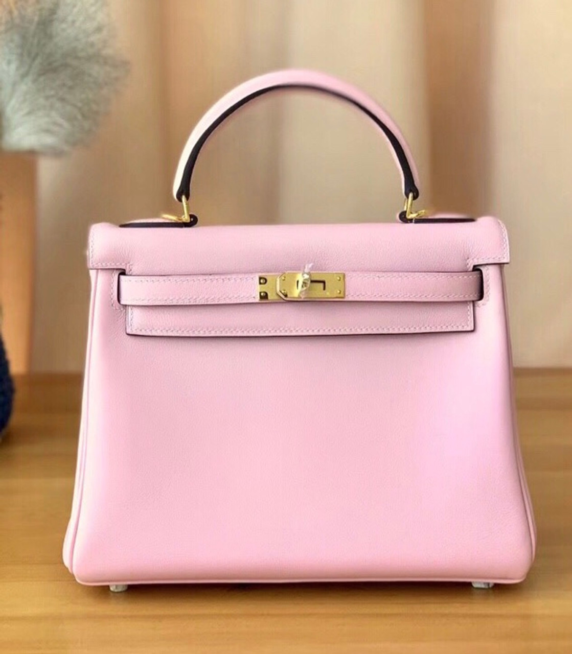 hermes rose sakura kelly