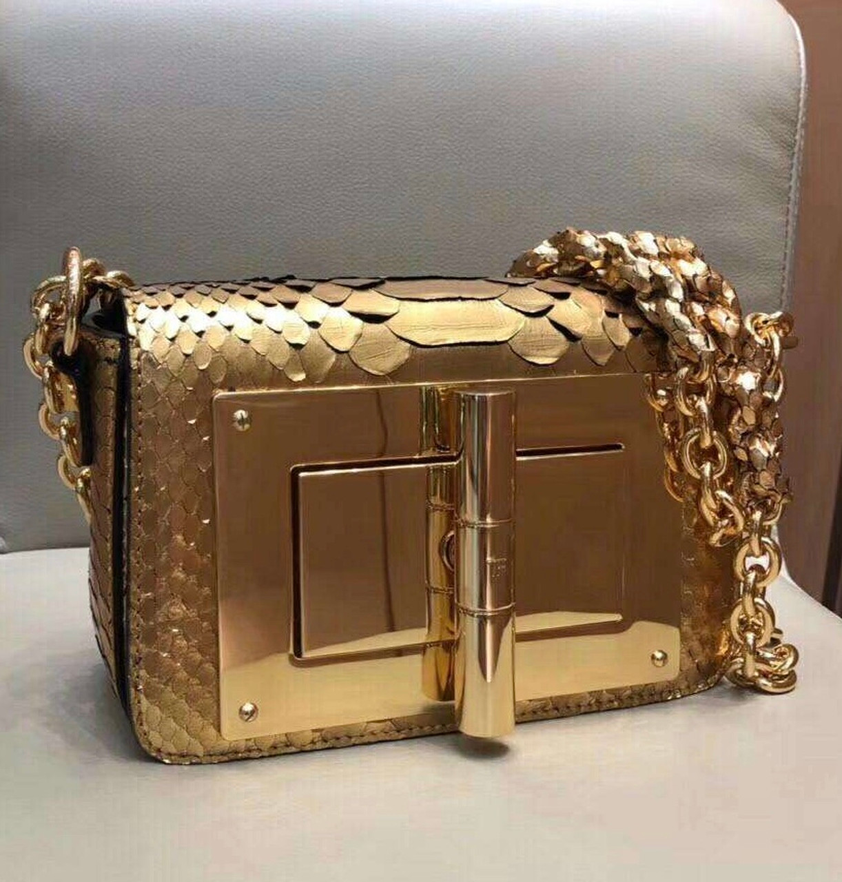tom ford gold bag