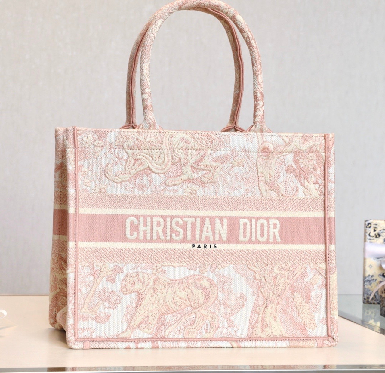 dior tote book