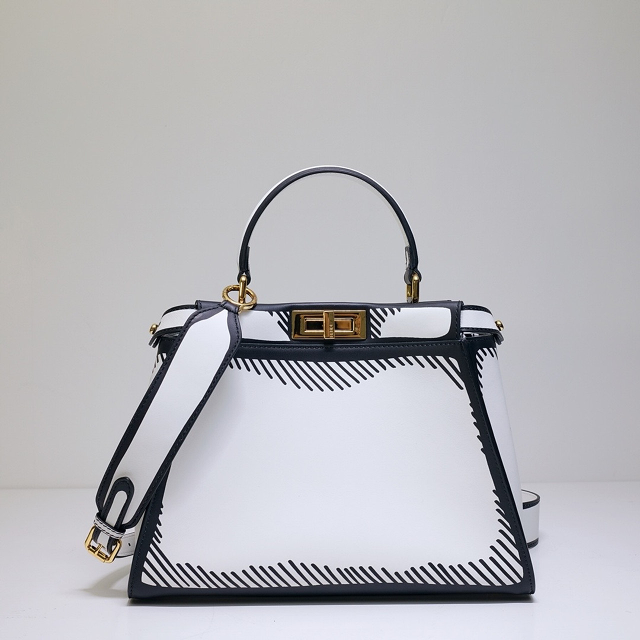 fendi peekaboo white