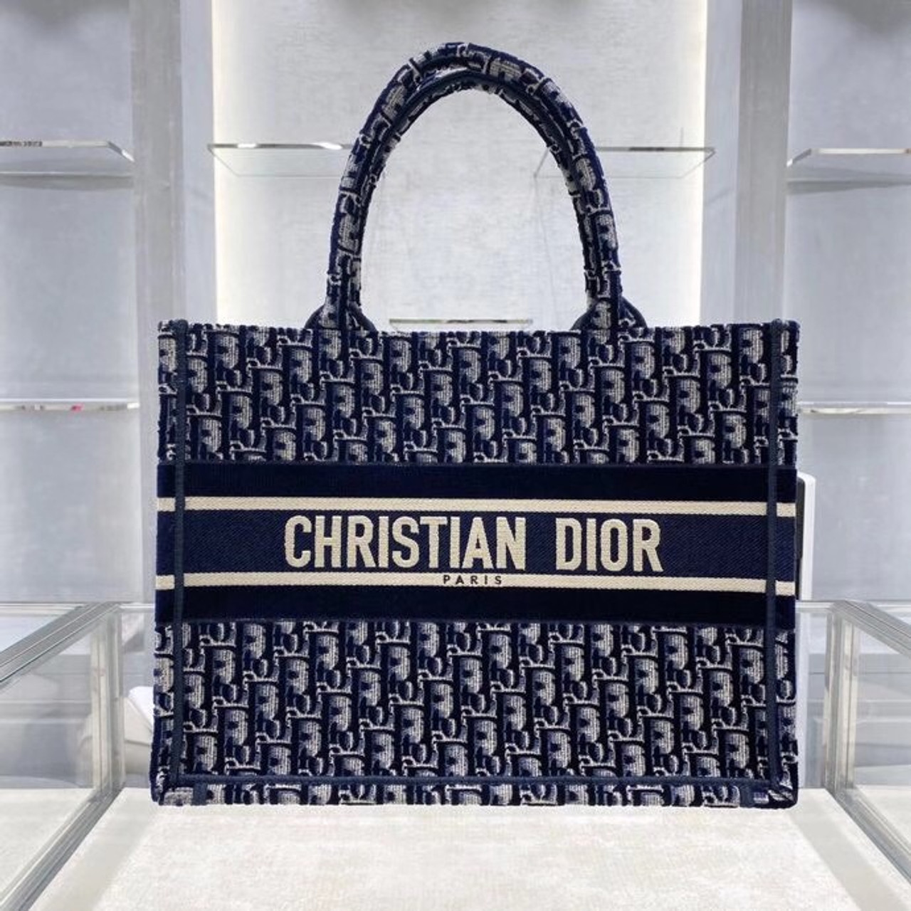 christian dior small book tote