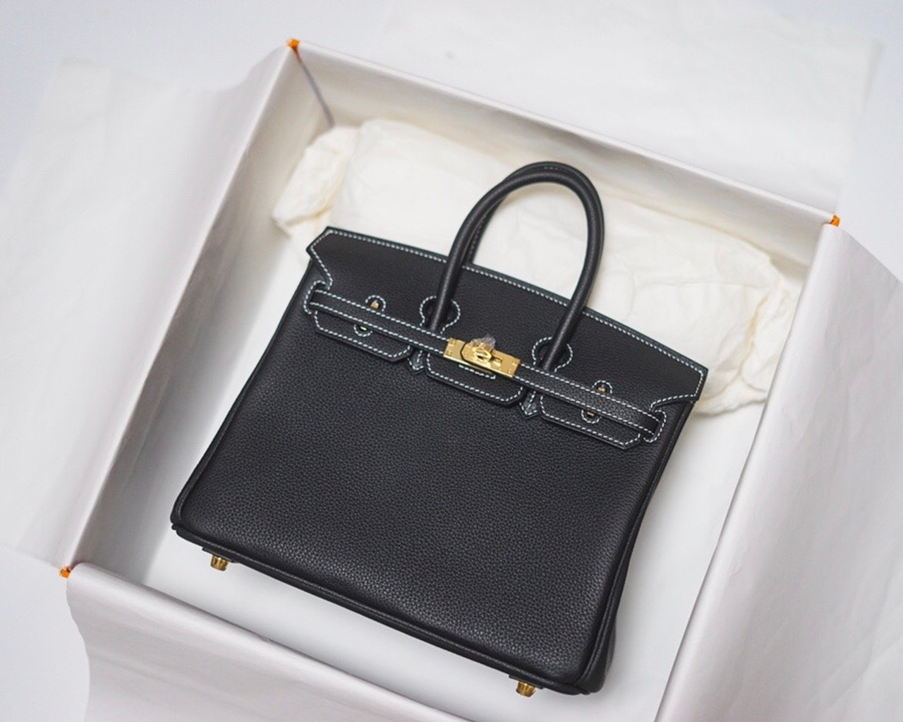 black and gold birkin