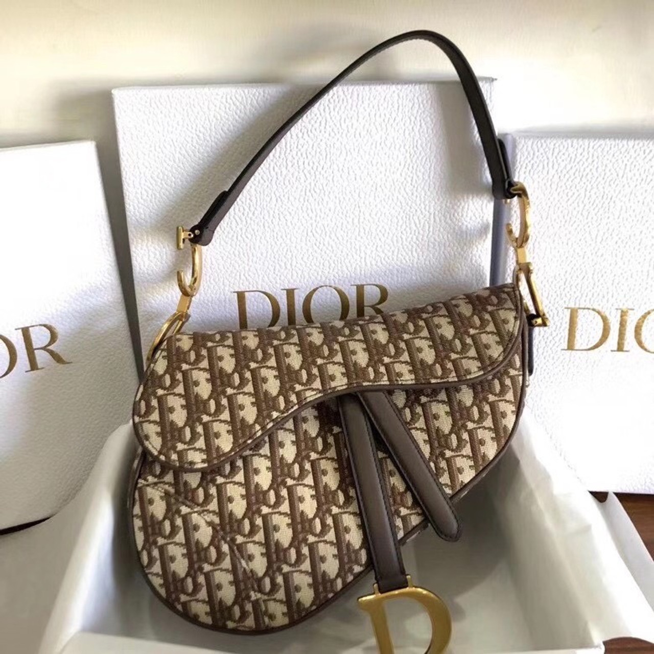 dior saddle bag embroidered