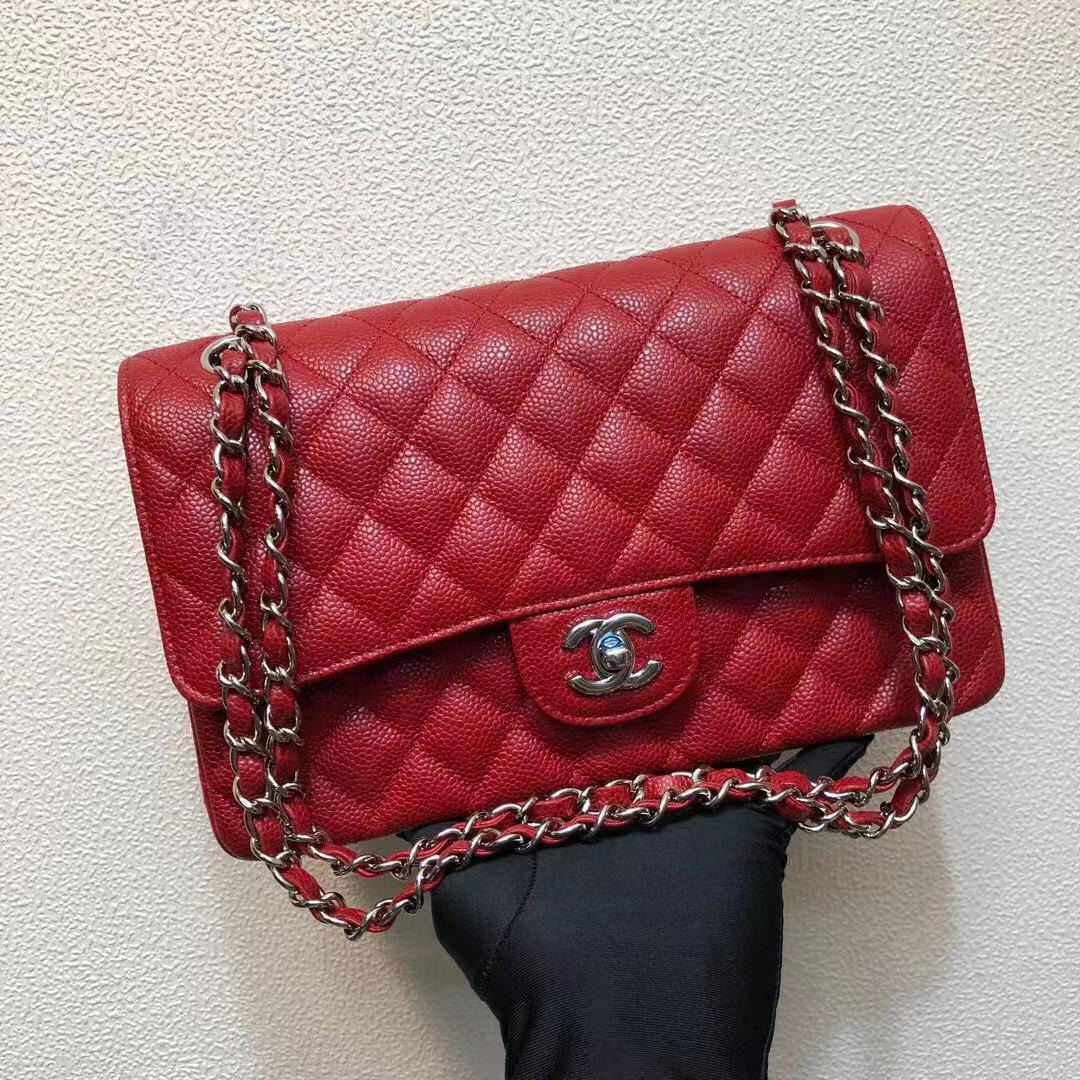 red chanel flap