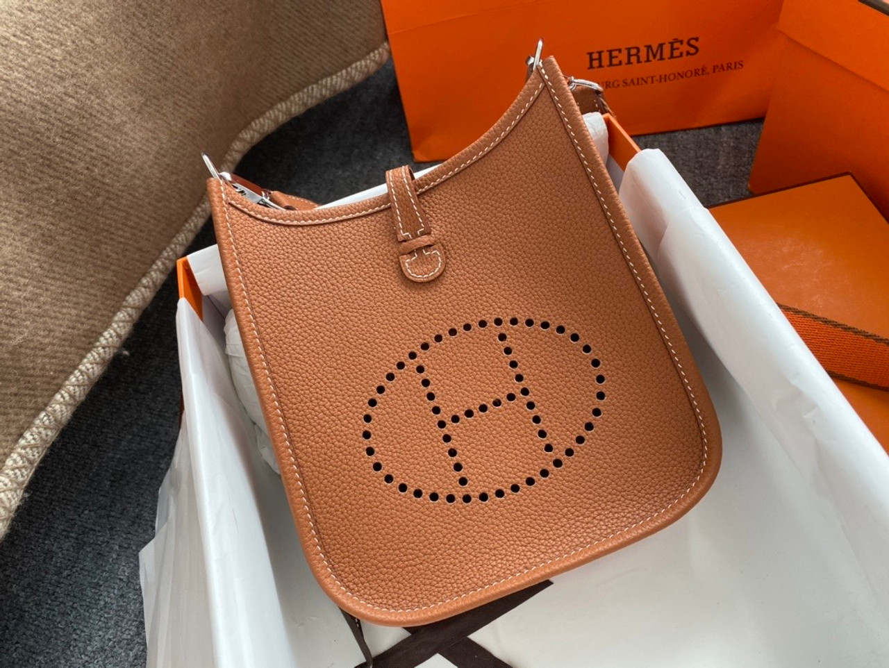 hermes evelyne gold