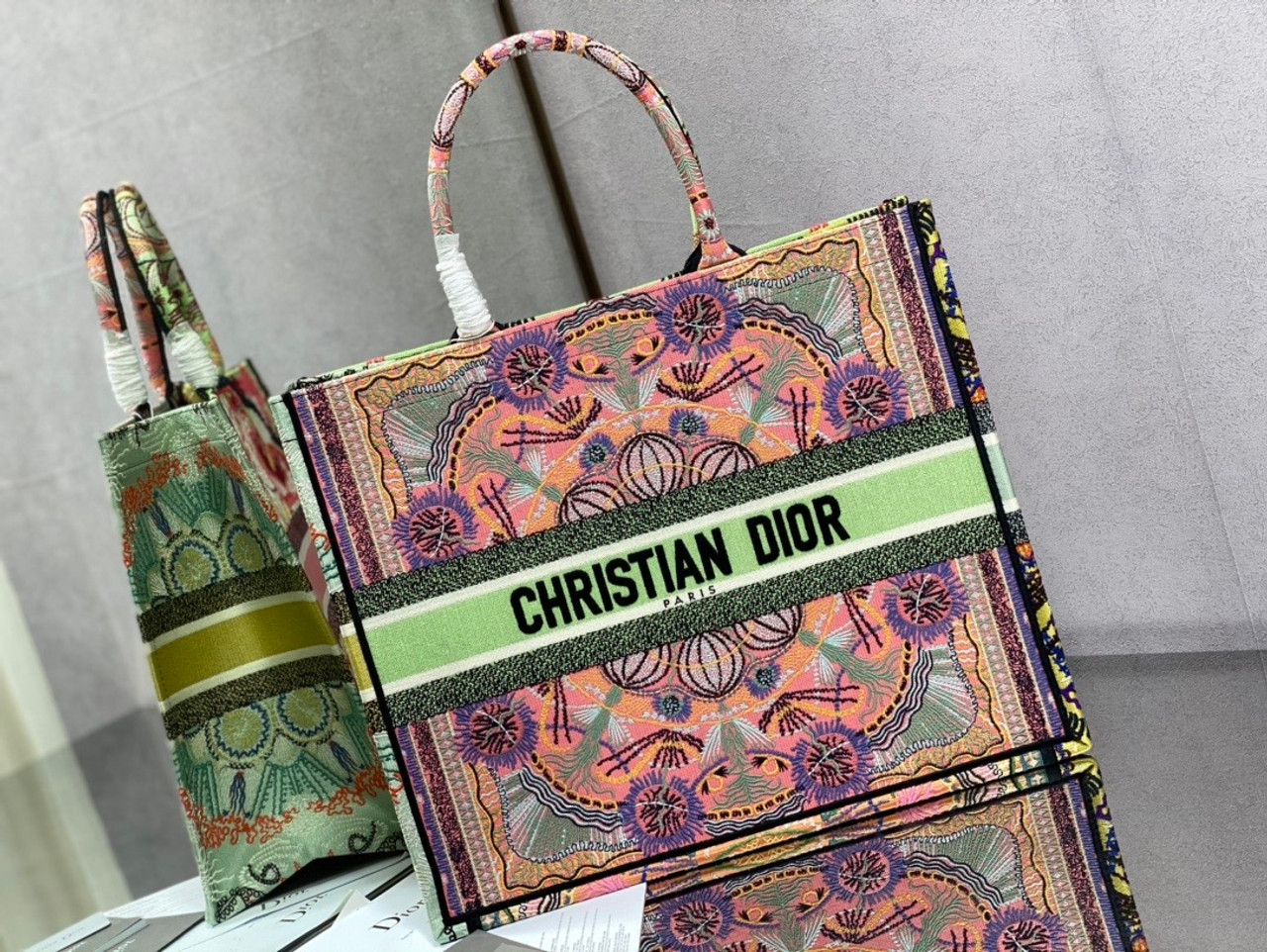 dior multicolor tote