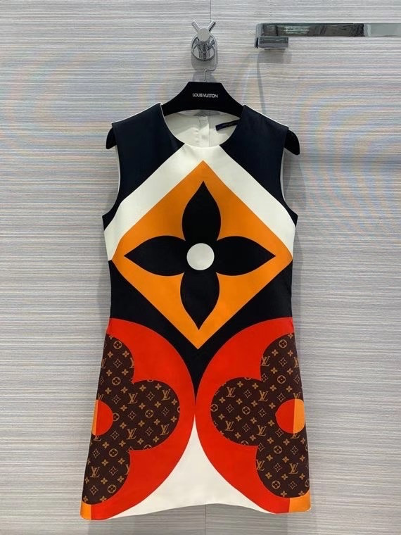chinese dress ladies Black LV Dress  MS Trends Inc