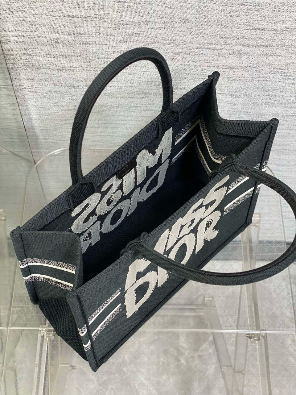 Christian Dior Large Dior Book Tote Miss Dior Graffiti