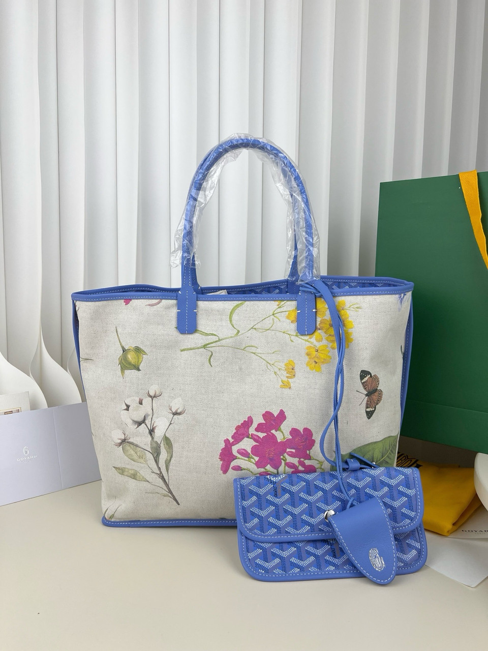 GOYARD SAINT LOUIS PM BAG LIMITED EDITION 2025 IRIS FUCHSIA