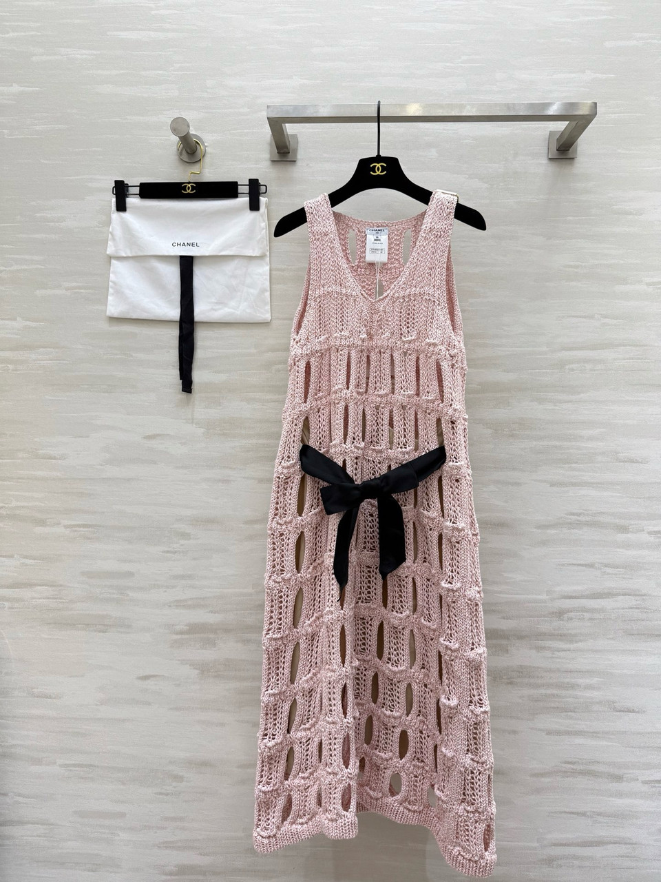 Chanel SPRING-SUMMER 2025 DRESS Cotton Silk Pink BVPRIVE