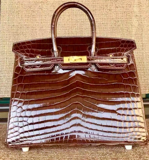 Hermes HAVANNE Birkin 30 in Niloticus Crocodile with Palladium hardware